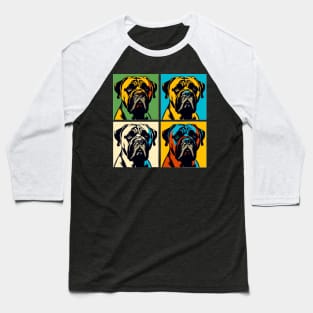 Bullmastiff Pop Art - Dog Lovers Baseball T-Shirt